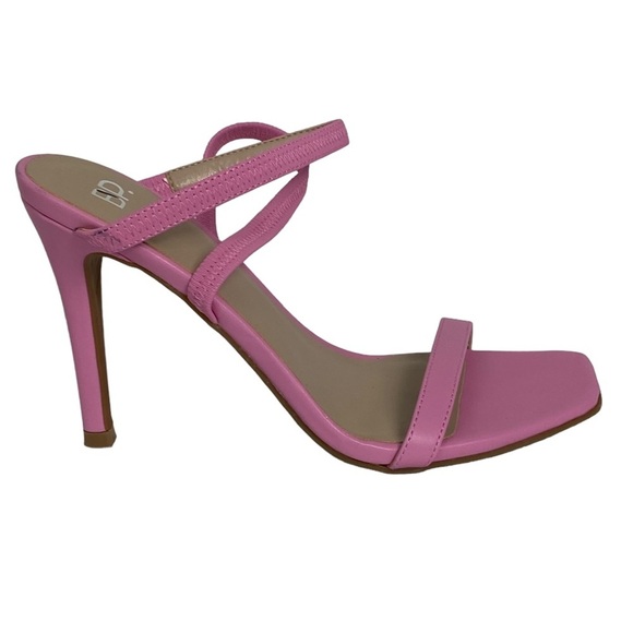 Nordstrom Square Toe Heels Size 6.5 Vanessa BP Pink‎ Begonia 4" Heeled Sandals - Picture 2 of 13